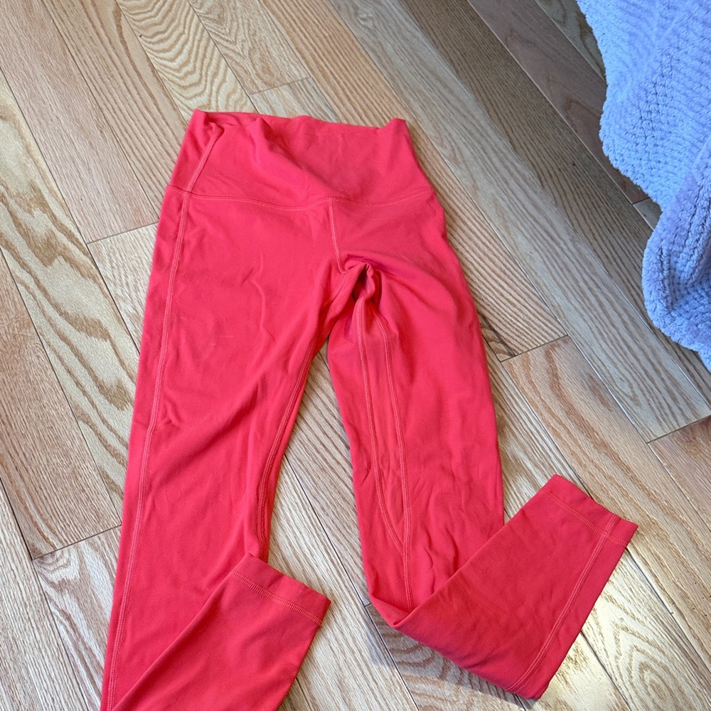 Lululemon Red Align leggings